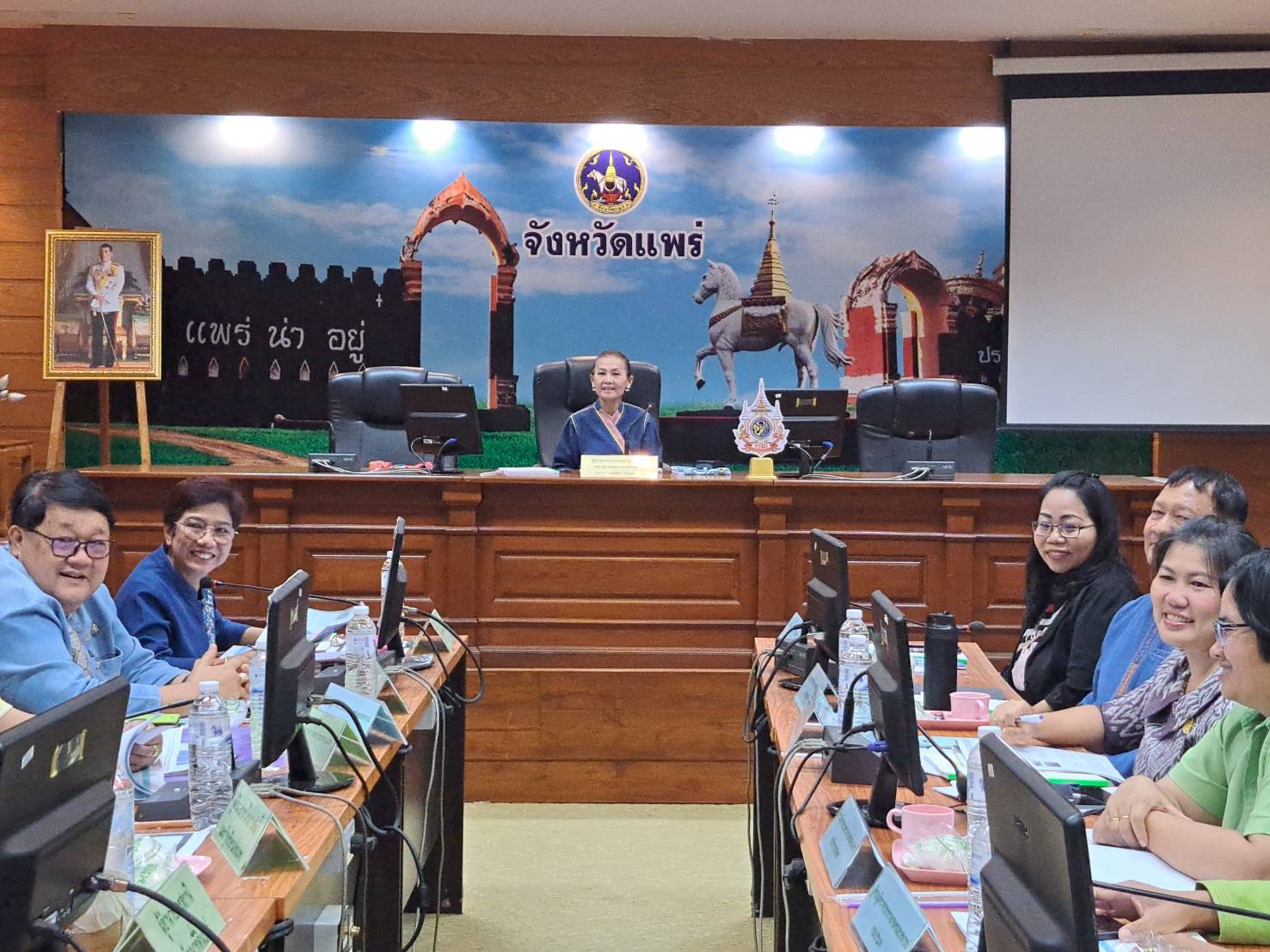 title - ส.ป.ก.แพร่ เข้าร่วมประชุมการตรวจติดตามผลการดำเนินงานตามแผนการตรวจราชการของผู้ตรวจราชการกระทรวงเกษตรและสหกรณ์ รอบที่ 1 ประจำปีงบประมาณ พ.ศ.2567